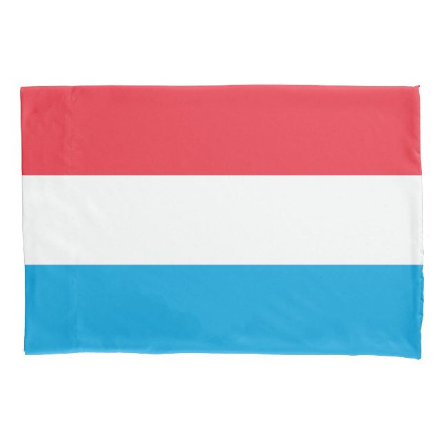 Luxemburger Flagge Kissenbezug (Vorderseite)