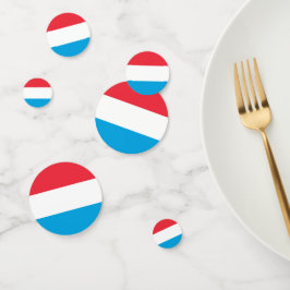 Luxemburger Flagge Konfetti