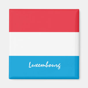 Luxemburger Flagge / Luxemburger Reisen / Sport Magnet