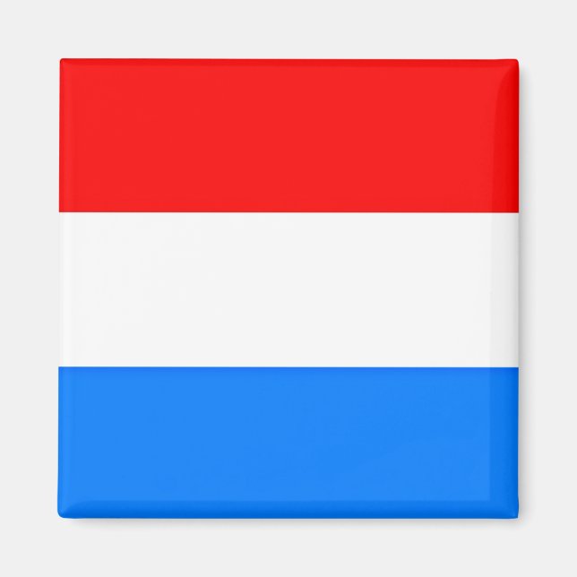 Luxemburger Flagge Magnet (Vorne)