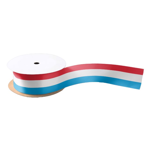 Luxemburger Flagge Satinband (Spule)
