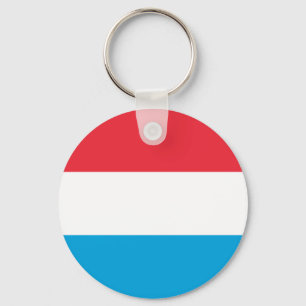 Luxemburger Flagge Schlüsselanhänger