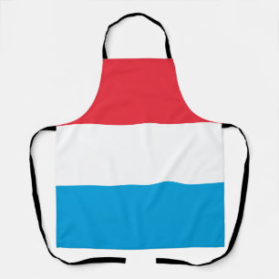 Luxemburger Flagge Schürze