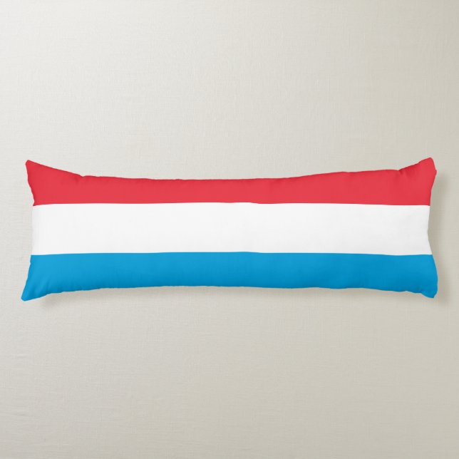 Luxemburger Flagge Seitenschläferkissen (Vorderseite)