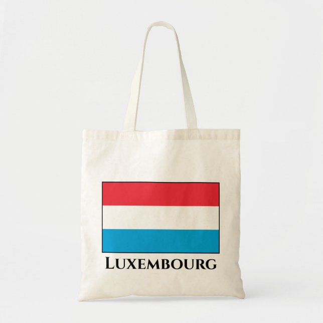 Luxemburger Flagge Tragetasche (Vorne)