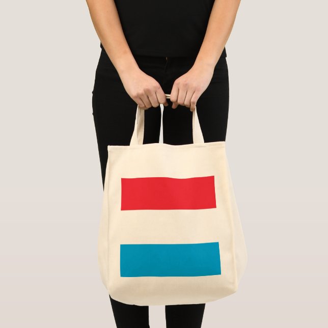 Luxemburger Flagge Tragetasche (Vorderseite (Produkt))