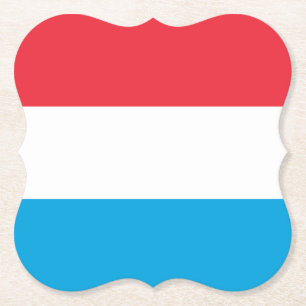 Luxemburger Flagge Untersetzer