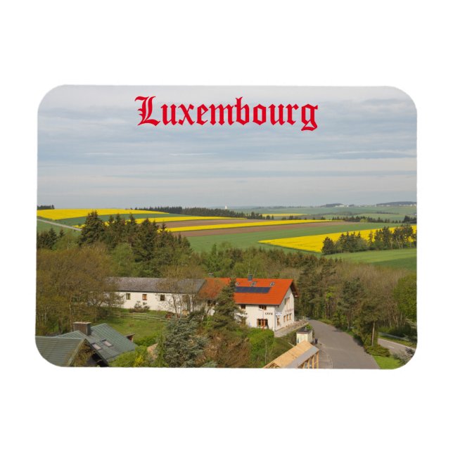 Luxemburger Land Magnet (Horizontal)