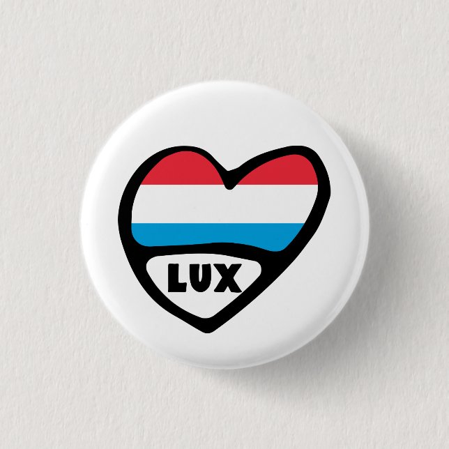 Luxemburger Ländercode - Leitfaden Herzstück LUX Button (Vorderseite)