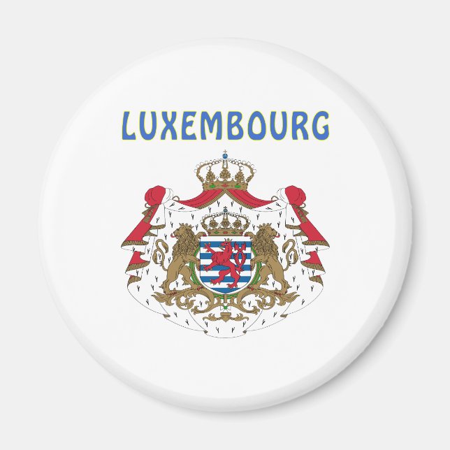 LUXEMBURGER Wappendecke Magnet (Vorne)