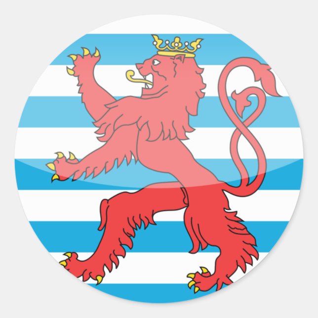 luxemburgisch runder aufkleber (Vorderseite)