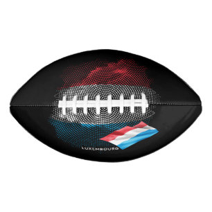 Luxemburgische Flagge Football