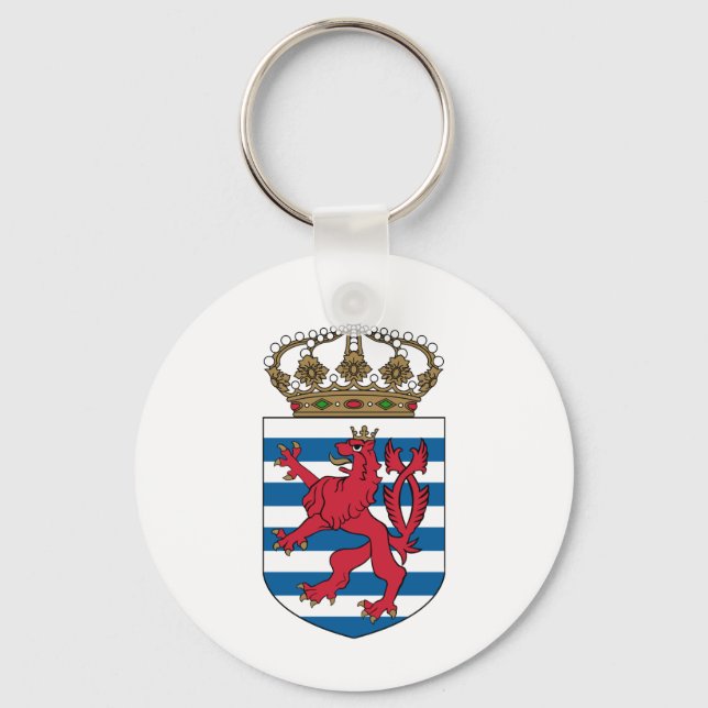 luxemburgisches Emblem Schlüsselanhänger (Vorderseite)