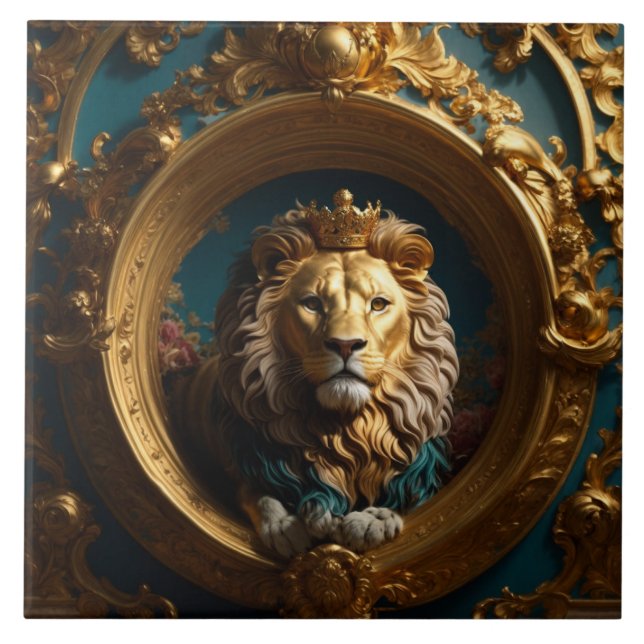 Luxery Baroque Keramik Tile Fliese (Vorderseite)