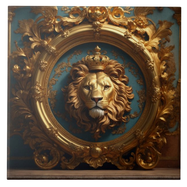 Luxery Baroque Keramik Tile Fliese (Vorderseite)