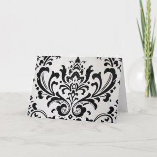 LUXERY SCHWARZ UND WEISS KARTE