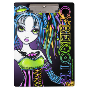 Luxie Cybergoth Rainbow Faiboard Klemmbrett