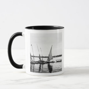 Luxor Ägypten, Feluccas auf dem Nil 2 Tasse