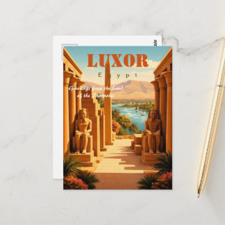 Luxor Ägypten Postkarte