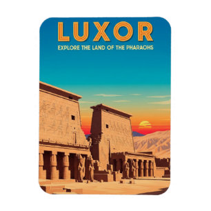 Luxor Ägypten Reise Magnet