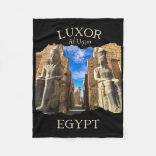 Luxor Ägypten Souvenir Familie Nilkreuzfahrt Fraue Fleecedecke