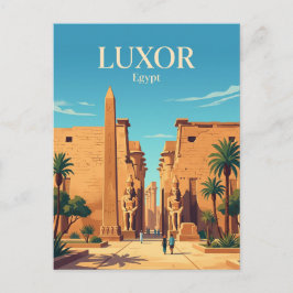 Luxor-Tempel Ägypten Postkarte