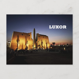 Luxor-Tempel Altes Ägypten Pharao Obliks Postkarte