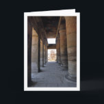 Luxor Temple, Luxor, Ägypten Karte<br><div class="desc">Luxor Temple, Luxor, Egypt Greeting Card. You can easily customize this product for free if you would like to add wording or change the color of the background.</div>