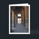 Luxor Temple, Luxor, Ägypten Karte<br><div class="desc">Luxor Temple,  Luxor,  Egypt Greeting Card. You can easily customize this product for free if you would like to add wording or change the color of the background.</div>