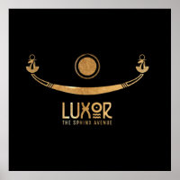 Luxor the Sphinx Avenue Khufus Schiff Karnak Ägypt