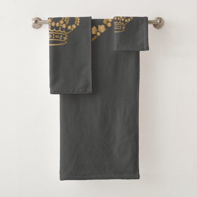 Luxueux Gold Crown Dark Grey (En situation)