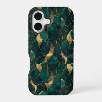 Luxueux iPhone géométrique Abstrait 16 Tough Coque