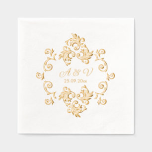 Luxueux Monogramme Art Nouveau