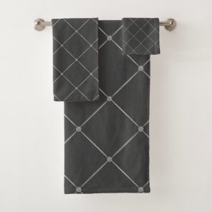 LUXUEUX TOWEL HAMPTON GRIS D'ARGENT