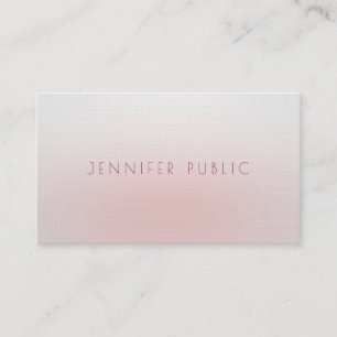 Luxuriös Elegantes Minimalistisches Template Moder Visitenkarte