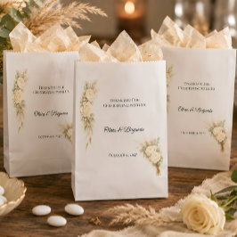 Luxuriös Rustikal mit Pampasgras-Blumen Geschenktütchen