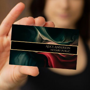 Luxuriös schwarz rot grün gold elegant glamourös c visitenkarte