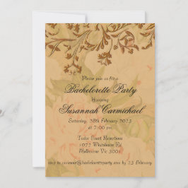 Luxuriös und elegant Boho Bachelorette Einladung