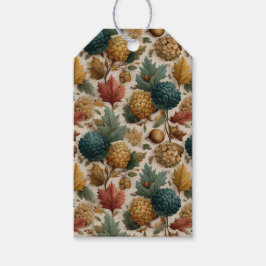 Luxuriöse Aquamarine Pinecones Acorns Geschenkanhänger