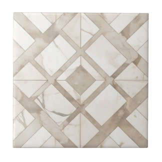 Luxuriöse Beige Diamond Marble Tile Fliese