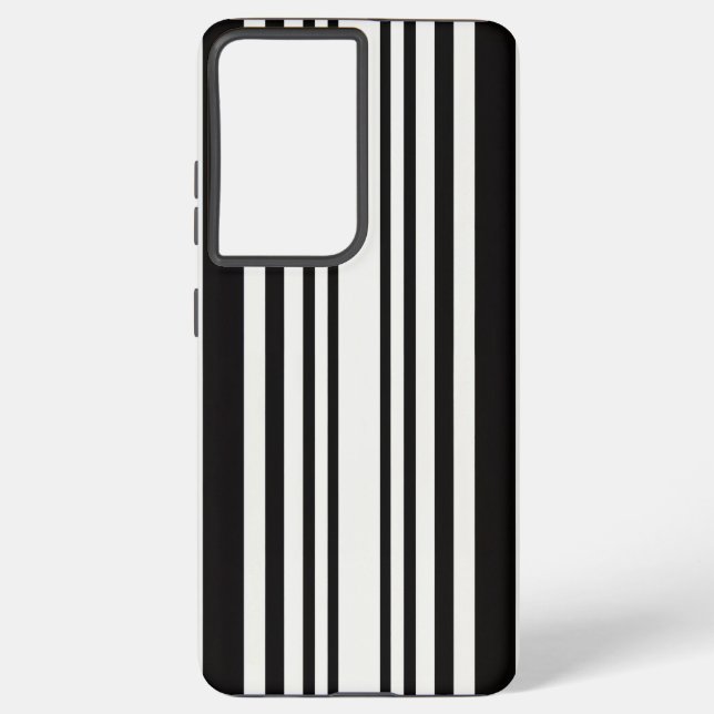 Luxuriöse Black En White Galaxy Handy Case Samsung Galaxy Hülle (Rückseite)