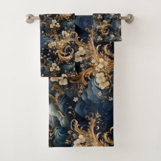 Luxuriöse Blooms Badhandtuch Set
