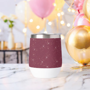 Luxuriöse bordeauxfarbene Glitzer Konfetti