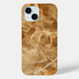Luxuriöse Caramel Marble Phone Case