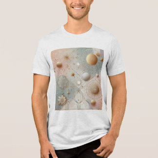 Luxuriöse Celestial Abstrakt Geometric Hoodie Desi Tri-Blend Shirt