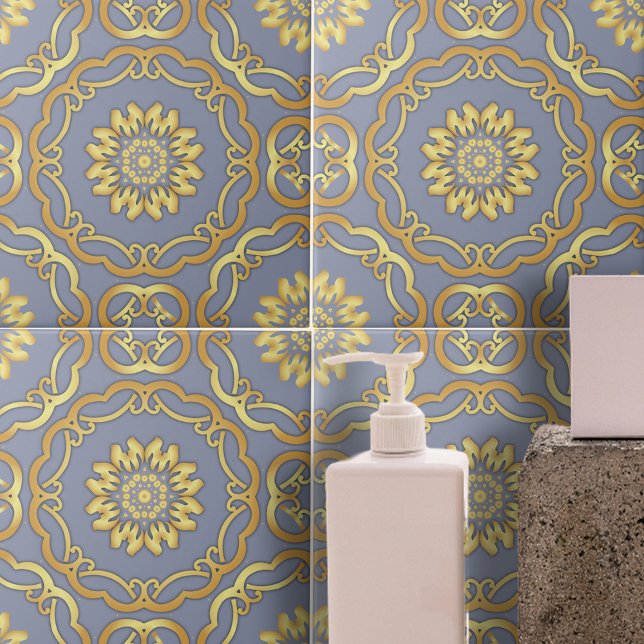 Luxuriöse Elegante Classic Imitate Goldgrenze auf  Fliese (Von Creator hochgeladen)