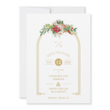 Luxuriöse Extravagante Initials Arch Floral Weihna