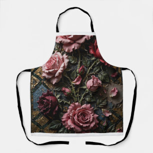 Luxuriöse florale Dekoration Schürze
