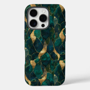 Luxuriöse Geometric Abstrakt iPhone 16 Pro Tough C Hülle