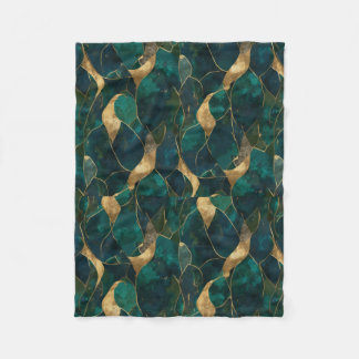 Luxuriöse geometrische Abstrakt Fleece Blanket
